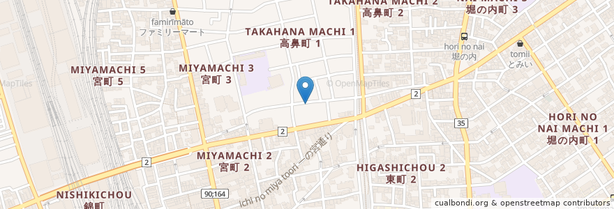 Mapa de ubicacion de SOLATIO en ژاپن, 埼玉県, さいたま市, 大宮区.