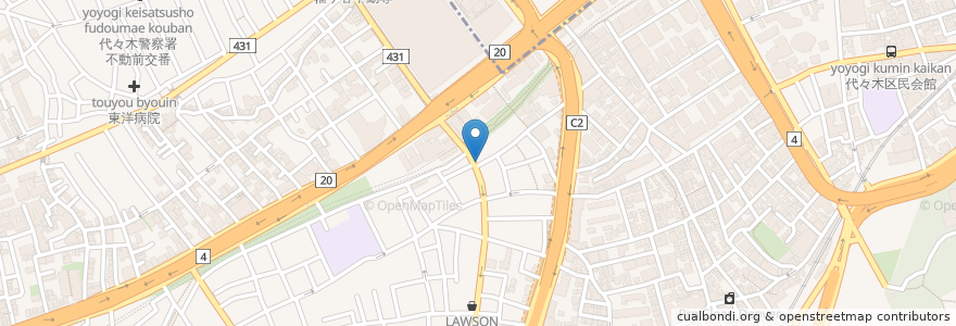 Mapa de ubicacion de fuzkue en Japon, Tokyo, 渋谷区.