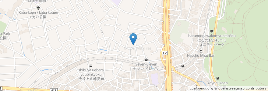 Mapa de ubicacion de 9STORIES en Japan, 東京都, 渋谷区.