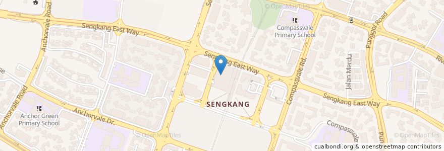 Mapa de ubicacion de Krispy Kreme en سنغافورة, Northeast.