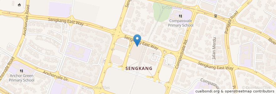 Mapa de ubicacion de Watsons en Singapura, Northeast.