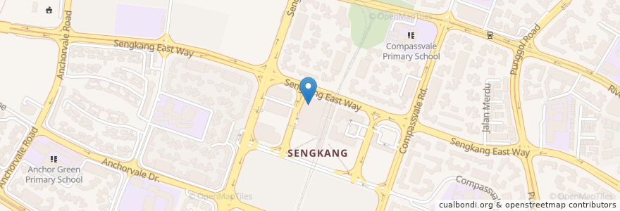Mapa de ubicacion de Chicken Pot en سنغافورة, Northeast.
