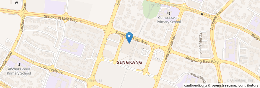 Mapa de ubicacion de D'Laksa en Singapore, Northeast.