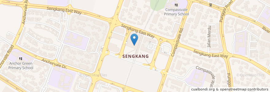 Mapa de ubicacion de Mr Bean en 新加坡, 东北区.