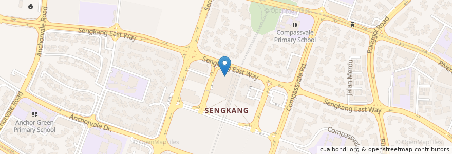 Mapa de ubicacion de 九鲜九份甜品 en 新加坡, 东北区.