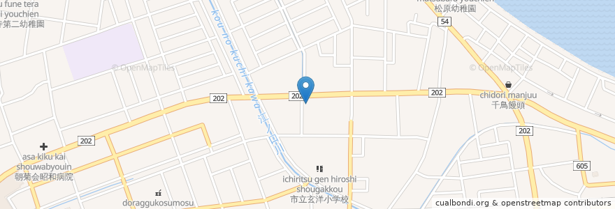 Mapa de ubicacion de 木下小児科 en Japon, Préfecture De Fukuoka, 福岡市, 西区.