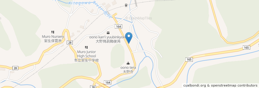 Mapa de ubicacion de 万五郎寿司 en 日本, 奈良県, 宇陀市.