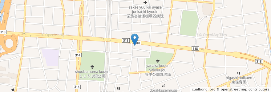 Mapa de ubicacion de P ARK en Japan, Tokio, 足立区.