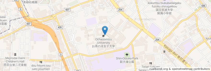 Mapa de ubicacion de 日時計 en Japan, Tokyo, Bunkyo.