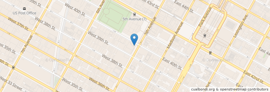 Mapa de ubicacion de HSBC en Estados Unidos Da América, Nova Iorque, New York, New York County, Manhattan, Manhattan Community Board 5.