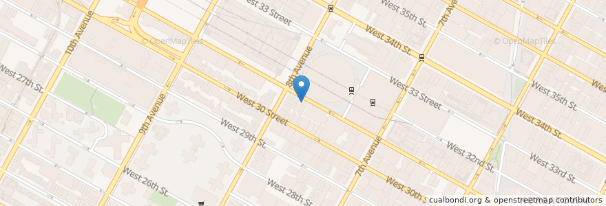 Mapa de ubicacion de Tír na nÓg en 美利坚合众国/美利堅合眾國, 纽约州 / 紐約州, 纽约, 纽约县, Manhattan, Manhattan Community Board 5, Manhattan Community Board 4.