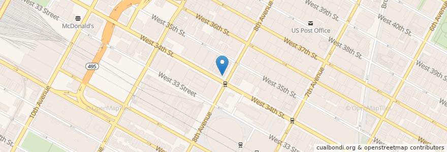 Mapa de ubicacion de Tick Tock Diner en United States, New York, New York, New York County, Manhattan, Manhattan Community Board 4.