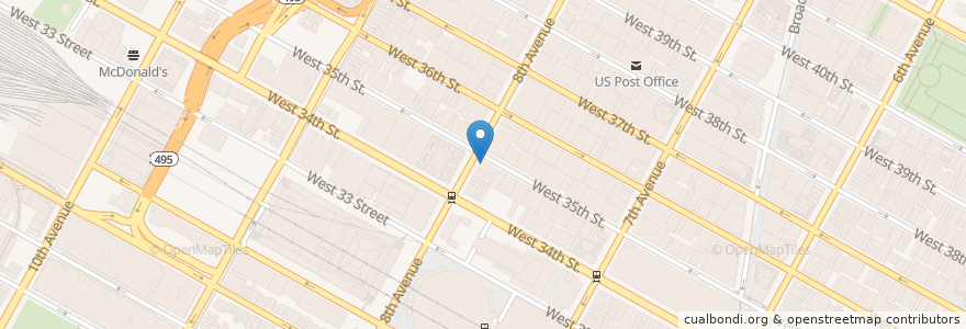 Mapa de ubicacion de Crepes by Suzette en Stati Uniti D'America, New York, New York, New York County, Manhattan, Manhattan Community Board 5, Manhattan Community Board 4.