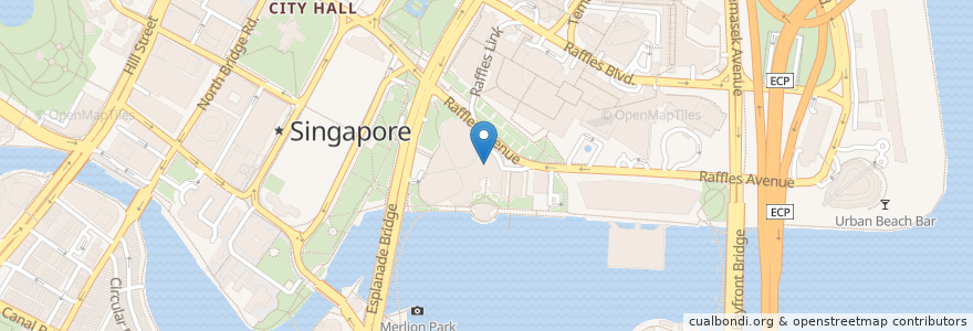 Mapa de ubicacion de Labyrinth en Singapura, Central.