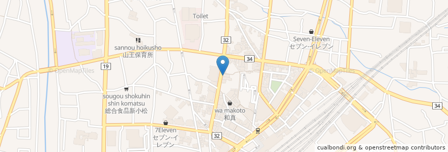 Mapa de ubicacion de Scirocco en Japão, Nagano, Nagano.