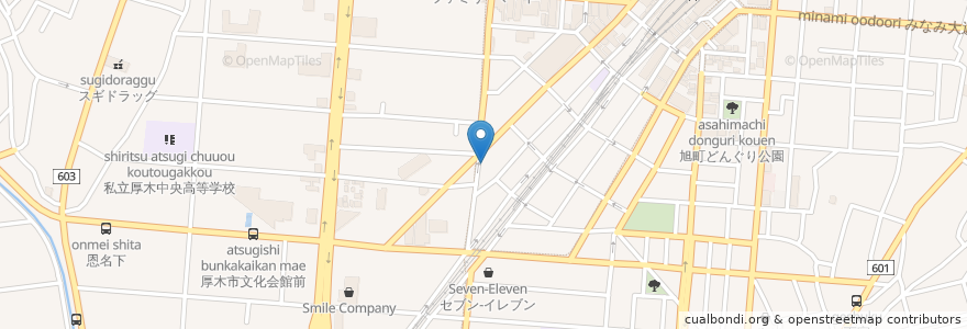 Mapa de ubicacion de さつき病児保育室 en Japan, Kanagawa Prefecture, Atsugi.