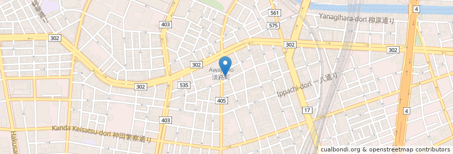Mapa de ubicacion de 淡路町デンタルクリニック en Japón, Tokio, Chiyoda.