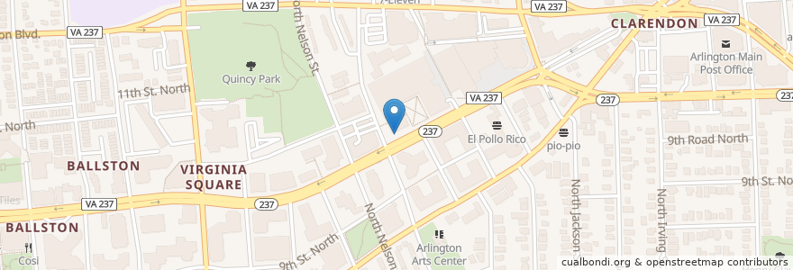 Mapa de ubicacion de For Lease en 미국, 버지니아, Arlington County, Arlington.