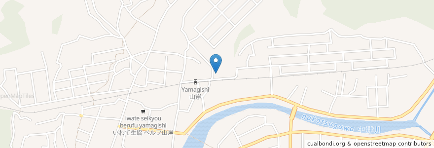 Mapa de ubicacion de 永福寺 en Japan, 岩手県, 盛岡市.