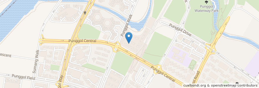 Mapa de ubicacion de Edvox Music School en シンガポール, Northeast.
