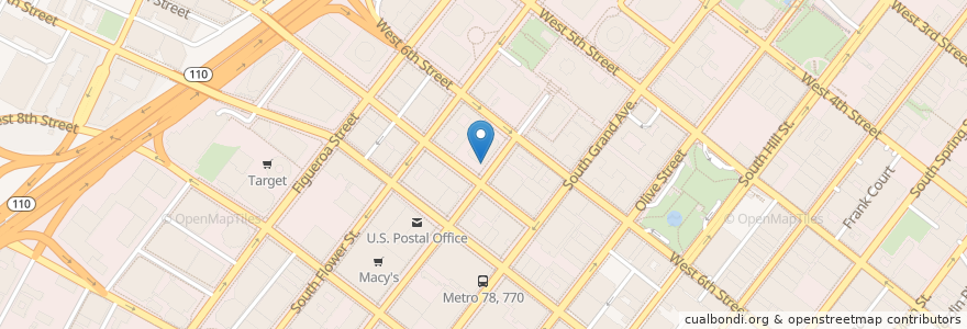 Mapa de ubicacion de 85 degree cafe en Amerika Birleşik Devletleri, Kaliforniya, Los Angeles County, Los Angeles.