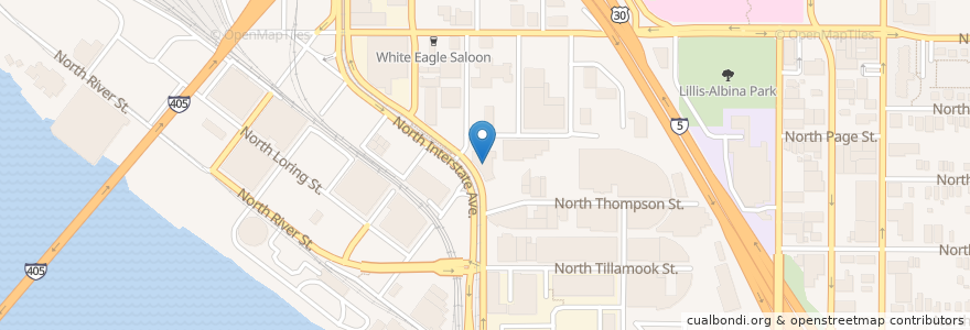 Mapa de ubicacion de Gotham Tavern en Estados Unidos Da América, Oregon, Portland, Multnomah County.