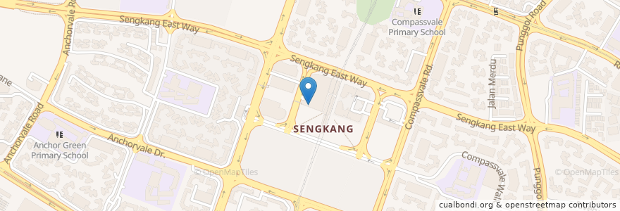 Mapa de ubicacion de A One Claypot House en Singapur, Northeast.