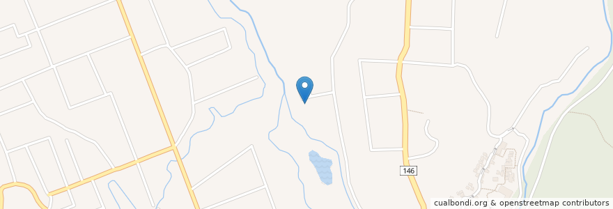 Mapa de ubicacion de 軽井沢千ヶ滝温泉 en Japonya, 長野県, 北佐久郡, 軽井沢町.