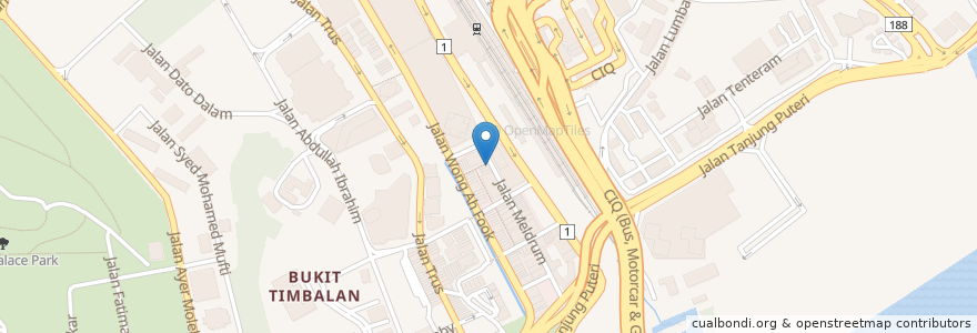 Mapa de ubicacion de Restoran ABK Amin en Malesia, Iskandar Malaysia, Iskandar Malaysia, Johor Bahru, Johor Bahru.