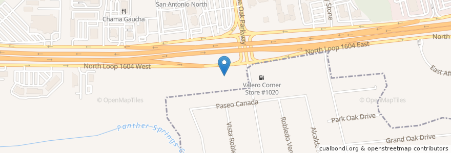 Mapa de ubicacion de Avis en Stati Uniti D'America, Texas, Bexar County, San Antonio.