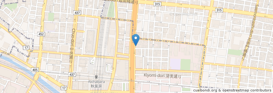 Mapa de ubicacion de 信州戸隠生蕎麦 みのがさ en Japan, Tokyo.