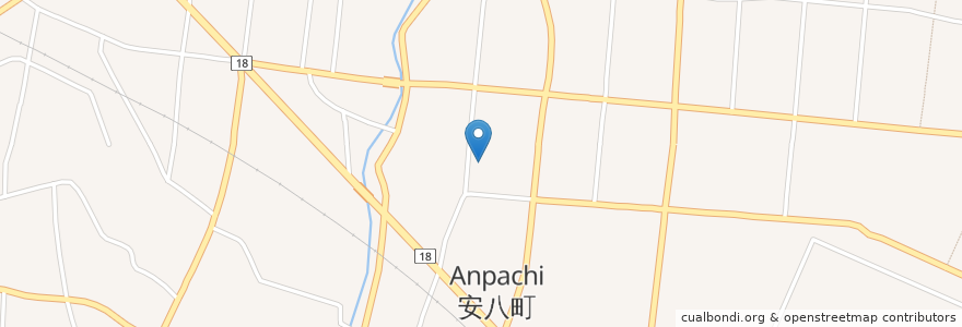 Mapa de ubicacion de 保健センター en Japonya, 岐阜県, 安八郡, 安八町.