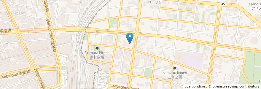 Mapa de ubicacion de ルスト薬局 en Jepun, 宮城県, 仙台市, 青葉区, 宮城野区.