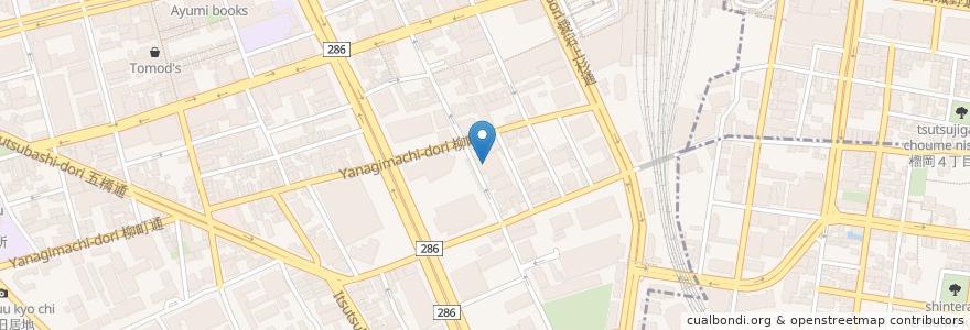 Mapa de ubicacion de 武屋食堂 仙台中央店 en Jepun, 宮城県, 仙台市, 青葉区.