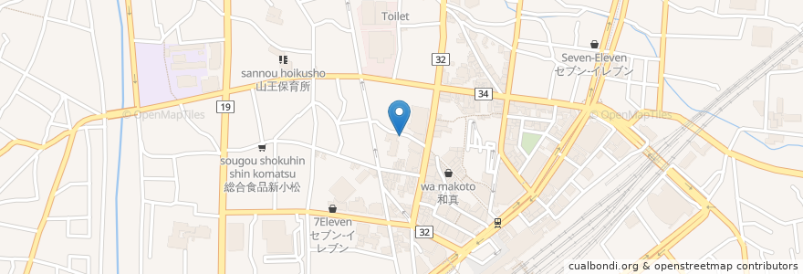 Mapa de ubicacion de 高砂寿司 en 日本, 長野県, 長野市.