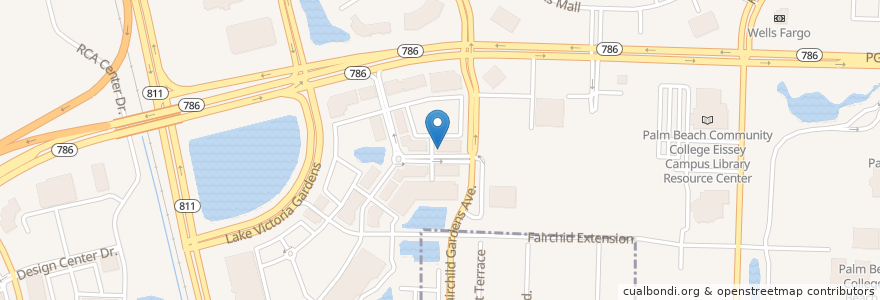 Mapa de ubicacion de Five Guys en United States, Florida, Palm Beach County, Palm Beach Gardens.