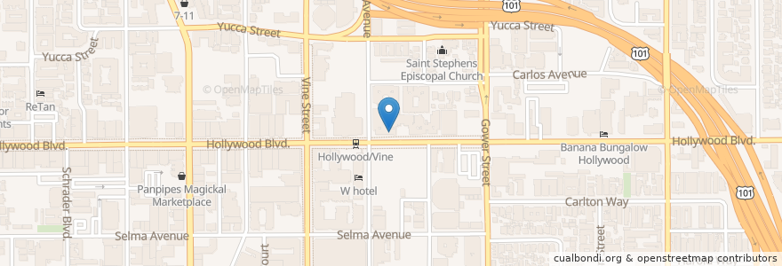 Mapa de ubicacion de After's Ice Cream en アメリカ合衆国, カリフォルニア州, Los Angeles County, ロサンゼルス.