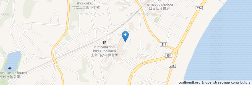 Mapa de ubicacion de スパリゾート;クアパーク en Japan, Präfektur Kanagawa, 三浦市.