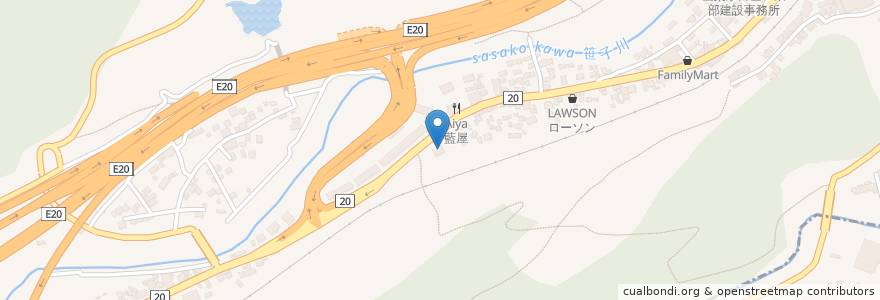 Mapa de ubicacion de 大月市社会福祉協議会;総合福祉センター en Giappone, Prefettura Di Yamanashi, 大月市.
