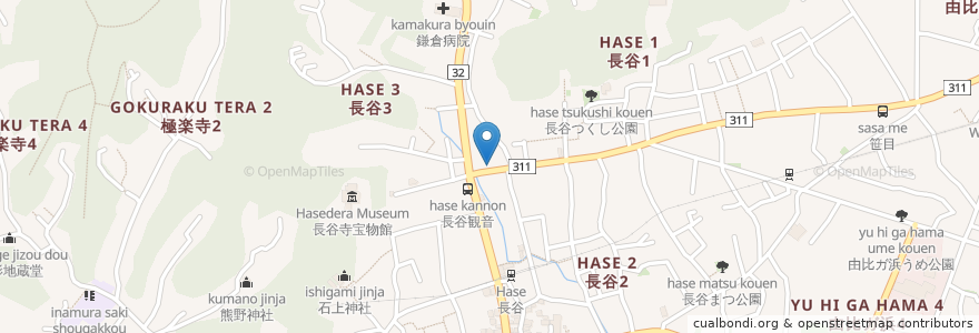 Mapa de ubicacion de CASA. KAMAKURA ESPRESSO PUB&BED en 日本, 神奈川県, 鎌倉市.
