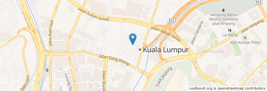 Mapa de ubicacion de Joloko en Malasia, Selangor, Kuala Lumpur.