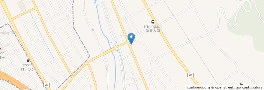 Mapa de ubicacion de アクアランド茅野 en Япония, Нагано, 諏訪市.