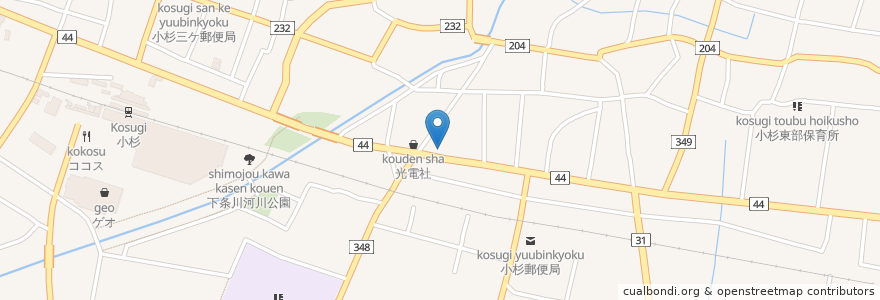 Mapa de ubicacion de ホット・スプーン (HOT SPOON) en 日本, 富山県, 射水市.