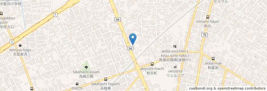 Mapa de ubicacion de 千代商店 en 일본, 시즈오카현, 시즈오카시, 清水区.