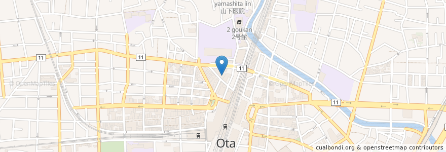 Mapa de ubicacion de SPA＆HOTEL;和 en Jepun, 東京都, 大田区.