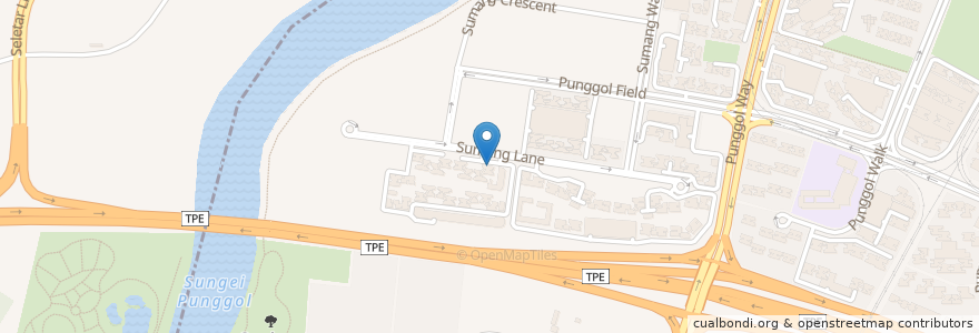 Mapa de ubicacion de Hock Leong Ann Tcm Clinic en Singapura, Northeast.