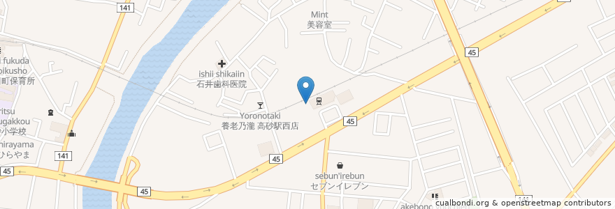 Mapa de ubicacion de 大衆肉酒場ぶーた en Japan, Präfektur Miyagi, 仙台市, 宮城野区.