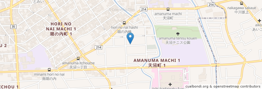 Mapa de ubicacion de ミトベ歯科 en 日本, 埼玉県, さいたま市, 大宮区.
