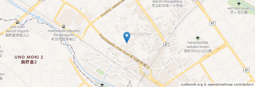 Mapa de ubicacion de 大原簿記医療秘書公務員専門学校町田校(2号館) en Giappone, Tokyo, 町田市.