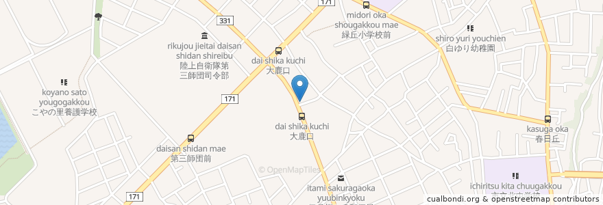 Mapa de ubicacion de 大衆酒場 ほっこり亭 en 日本, 兵庫県, 伊丹市.